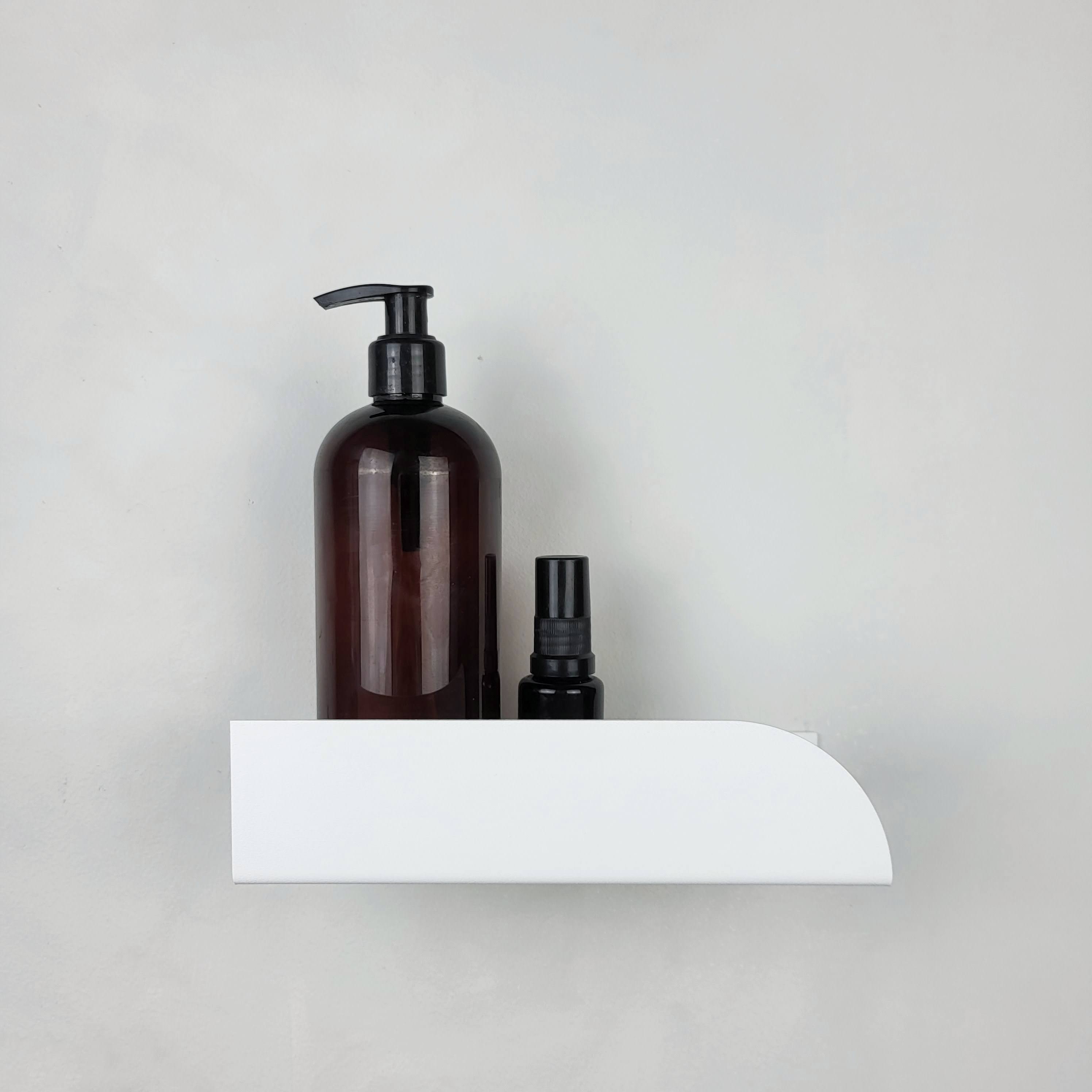 Estantería metálica pequeña Torino – estante flotante para baño y cocina